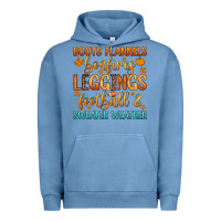 Pigment Pebble Blue boots flannels bonfires leggins football Urban Hoodie - Zillion Design Studio