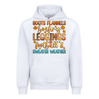 White boots flannels bonfires leggins football Urban Hoodie - Zillion Design Studio