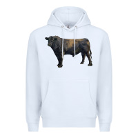 White black angus bull Premium Hoodie - RanaPortraitStore