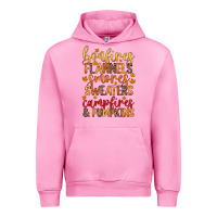 Fuchsia Pink bonfires flannels s'mores campfires and pumpkins Urban Hoodie - Zillion Design Studio