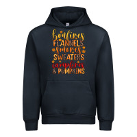 Navy bonfires flannels s'mores campfires and pumpkins Urban Hoodie - Zillion Design Studio