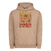 Pigment Burro bonfires flannels s'mores campfires and pumpkins Urban Hoodie - Zillion Design Studio