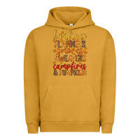 Pigment Peanut Butter bonfires flannels s'mores campfires and pumpkins Urban Hoodie - Zillion Design Studio