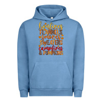 Pigment Pebble Blue bonfires flannels s'mores campfires and pumpkins Urban Hoodie - Zillion Design Studio