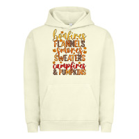 Pigment Pistachio bonfires flannels s'mores campfires and pumpkins Urban Hoodie - Zillion Design Studio