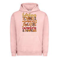 Pigment Salmon bonfires flannels s'mores campfires and pumpkins Urban Hoodie - Zillion Design Studio