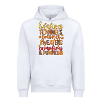 White bonfires flannels s'mores campfires and pumpkins Urban Hoodie - Zillion Design Studio