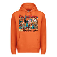 Carrot i'm just here for the snacks #baseball sister Premium Hoodie - Zillion Design Studio