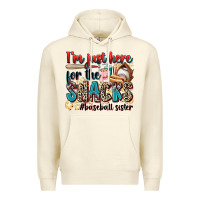 Sandshell i'm just here for the snacks #baseball sister Premium Hoodie - Zillion Design Studio