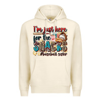 Tofu i'm just here for the snacks #baseball sister Premium Hoodie - Zillion Design Studio