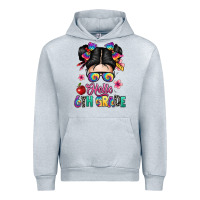 Heather Grey hello sixth grade kid Urban Hoodie - texasbilliewilder