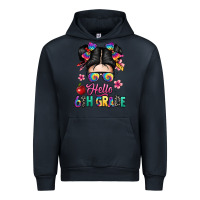 Navy hello sixth grade kid Urban Hoodie - texasbilliewilder