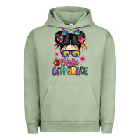 Pigment Oil Green hello sixth grade kid Urban Hoodie - texasbilliewilder