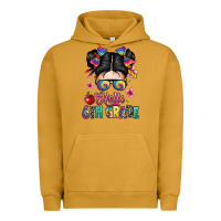 Pigment Peanut Butter hello sixth grade kid Urban Hoodie - texasbilliewilder