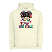 Pigment Pistachio hello sixth grade kid Urban Hoodie - texasbilliewilder