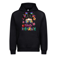 Black hello third grade kid Urban Hoodie - texasbilliewilder