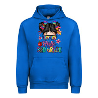 Cobalt hello third grade kid Urban Hoodie - texasbilliewilder