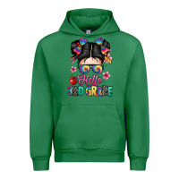 Emerald hello third grade kid Urban Hoodie - texasbilliewilder