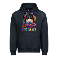 Navy hello third grade kid Urban Hoodie - texasbilliewilder