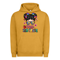 Pigment Peanut Butter hello third grade kid Urban Hoodie - texasbilliewilder