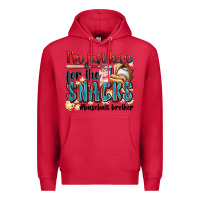 Cardinal i'm just here for the snacks #baseball brother Premium Hoodie - Zillion Design Studio