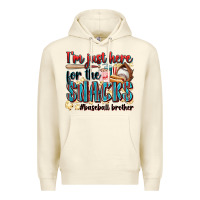 Sandshell i'm just here for the snacks #baseball brother Premium Hoodie - Zillion Design Studio