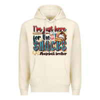 Tofu i'm just here for the snacks #baseball brother Premium Hoodie - Zillion Design Studio