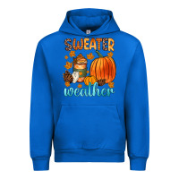 Cobalt bonfires flannels s'mores campfires and pumpkins Urban Hoodie - Zillion Design Studio