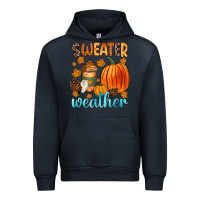 Navy bonfires flannels s'mores campfires and pumpkins Urban Hoodie - Zillion Design Studio