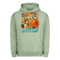 Pigment Oil Green bonfires flannels s'mores campfires and pumpkins Urban Hoodie - Zillion Design Studio