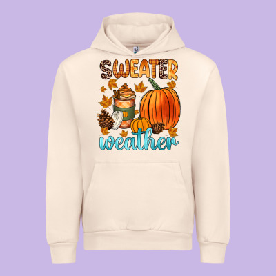 Bonfires Flannels S'mores Campfires And Pumpkins Urban Hoodie Designed By Zillion Design Studio