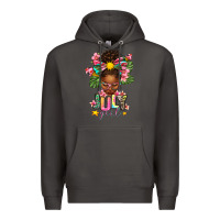 Smoke july girl afro woman summer Premium Hoodie - texasbilliewilder
