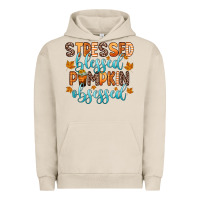 Pigment French Oak stressed blessed pumpkin obsessed Urban Hoodie - Zillion Design Studio