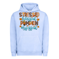 Pigment Grape Ice stressed blessed pumpkin obsessed Urban Hoodie - Zillion Design Studio