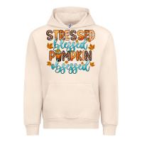 Sandshell stressed blessed pumpkin obsessed Urban Hoodie - Zillion Design Studio