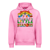 Fuchsia Pink i love my job for all the little reasons Urban Hoodie - texasbilliewilder