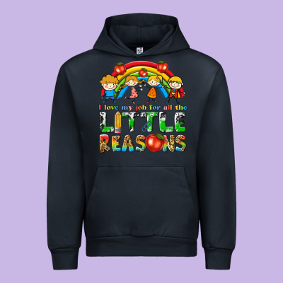 I Love My Job For All The Little Reasons Urban Hoodie Designed By Texasbilliewilder