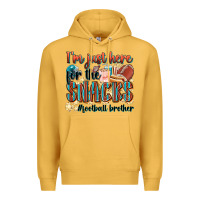 Mustard i'm just here for the snacks #american football br Premium Hoodie - Zillion Design Studio