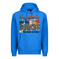 True Royal i'm just here for the snacks #american football br Premium Hoodie - Zillion Design Studio