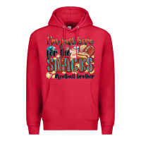 Cardinal i'm just here for the snacks #american football br Premium Hoodie - Zillion Design Studio