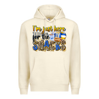 Sandshell i'm just here for the snacks volleyball Premium Hoodie - Zillion Design Studio