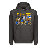 Smoke i'm just here for the snacks volleyball Premium Hoodie - Zillion Design Studio