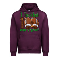 Mauve Wine i tackled 100 days of school football Urban Hoodie - texasbilliewilder