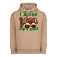 Pigment Burro i tackled 100 days of school football Urban Hoodie - texasbilliewilder