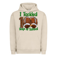 Pigment French Oak i tackled 100 days of school football Urban Hoodie - texasbilliewilder