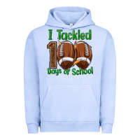 Pigment Grape Ice i tackled 100 days of school football Urban Hoodie - texasbilliewilder