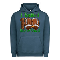 Pigment Midnight Navy i tackled 100 days of school football Urban Hoodie - texasbilliewilder