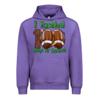 Tulip i tackled 100 days of school football Urban Hoodie - texasbilliewilder