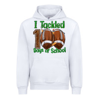 White i tackled 100 days of school football Urban Hoodie - texasbilliewilder