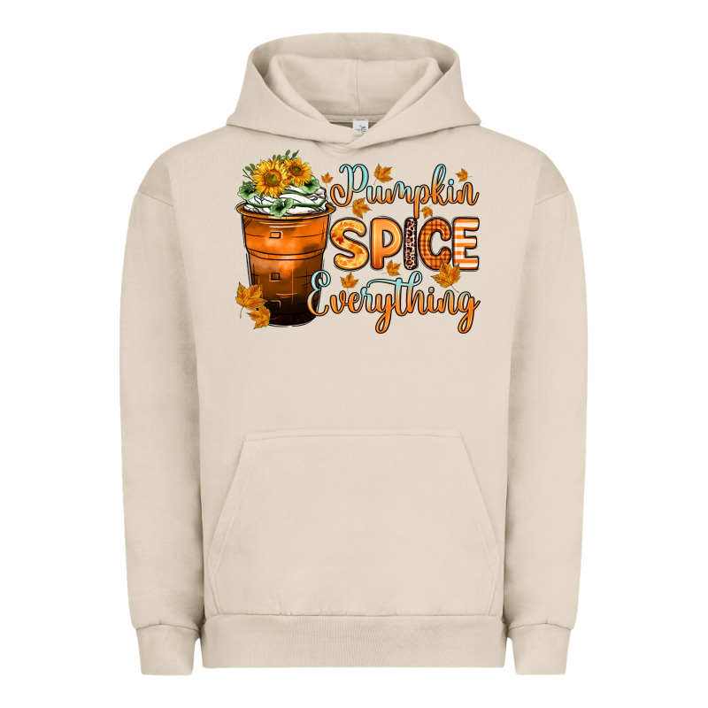 Pumpkin Spice Everything Urban Hoodie by Zillion Design Studio | Teevron